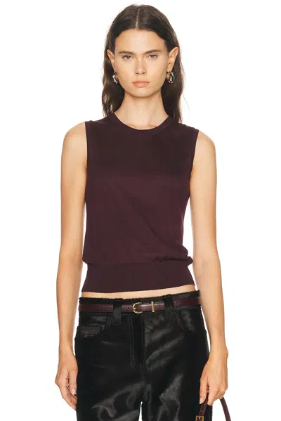 Adam Lippes Ava Top In Brown