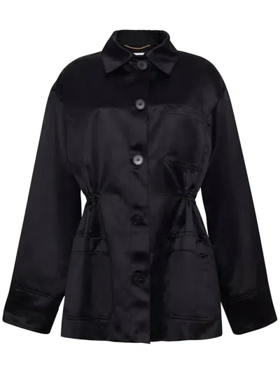 Adam Lippes Barn Jacket In Black