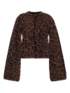 Adam Lippes Barrett Jacket In Brown