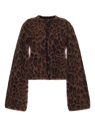 Adam Lippes Barrett Jacket In Brown
