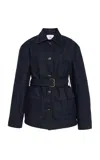 Adam Lippes Belted Denim Barn Jacket