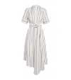 Adam Lippes Belted Nansi Midi Dress In White
