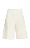 Adam Lippes Bene Short In Luxe Milano In Ivory