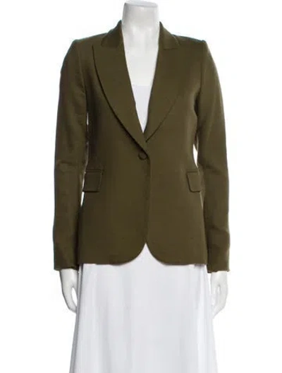 Pre-owned Adam Lippes Blazer In Green