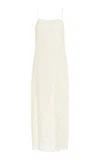 Adam Lippes Brie Dress In Embroidered Mother Of Pearl In Ivory
