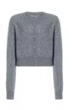 Adam Lippes Brushed-cashmere Cardigan In Grey