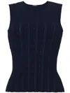 Adam Lippes Brynn Top In Blue