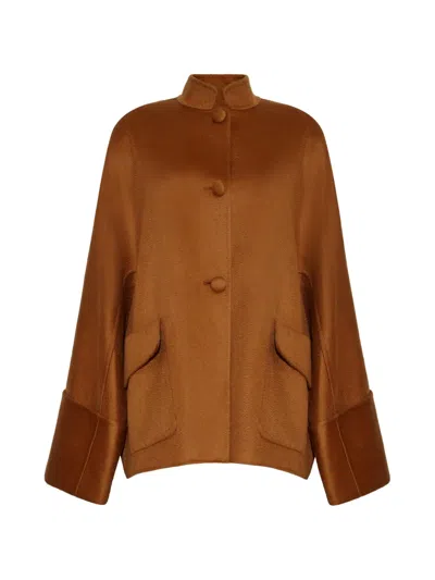 Adam Lippes Calder Jacket In Brown