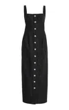 Adam Lippes Camille Acid-washed Denim Dress