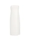 Adam Lippes Carina Strapless Tunic In Neutral