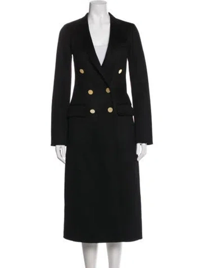 Pre-owned Adam Lippes Cashmere Coat In Black