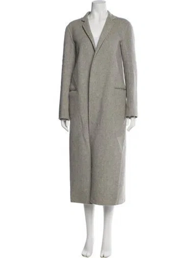 Pre-owned Adam Lippes Cashmere Coat In Gray