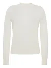 Adam Lippes Cashmere Crew-neck Sweater In White