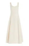 Adam Lippes Cashmere Maxi Dress In Ivory