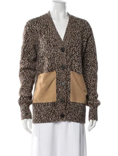 Pre-owned Adam Lippes Cashmere Patterned Sweater In Multi