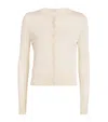 Adam Lippes Cashmere-silk Cardigan In Neutral
