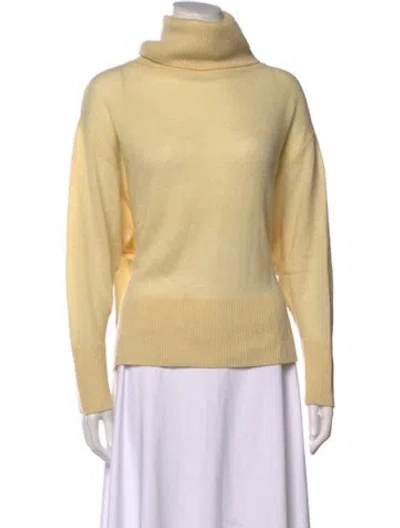Pre-owned Adam Lippes Cashmere Turtleneck Sweater In Neutrals