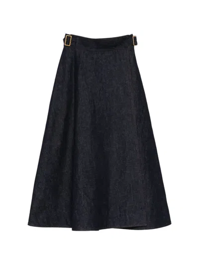 Adam Lippes Caspian Skirt In Black