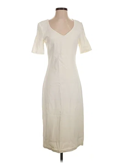 Pre-owned Adam Lippes Casual Dress In Ivory
