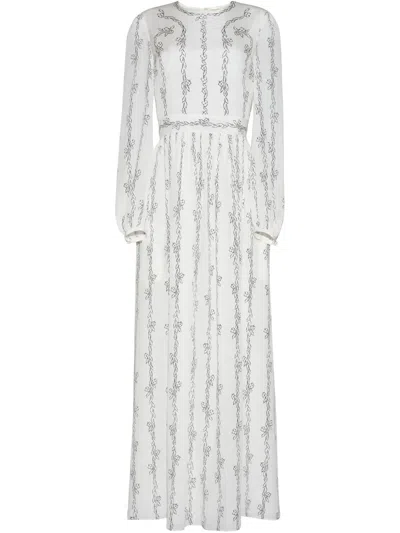 Adam Lippes Claudine Dress In White