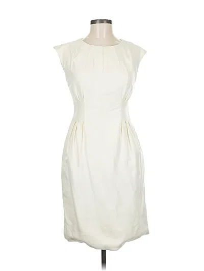 Pre-owned Adam Lippes Cocktail Dress In White
