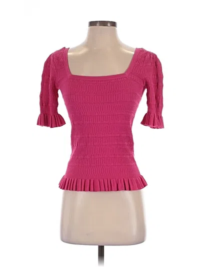 Pre-owned Adam Lippes Collective Cardigan Sweater In Pink