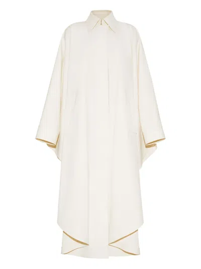 Adam Lippes Cotton-twill Poncho