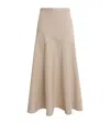 Adam Lippes Cotton Twill Tess Maxi Skirt In Neutral