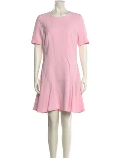 Pre-owned Adam Lippes Crew Neck Mini Dress W/ Tags In Pink
