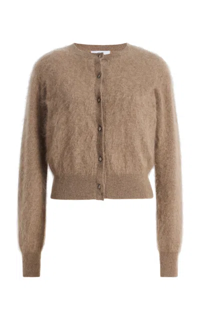 Adam Lippes Cruz Cardigan In Brown