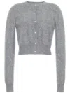 Adam Lippes Cruz Cardigan In Grey