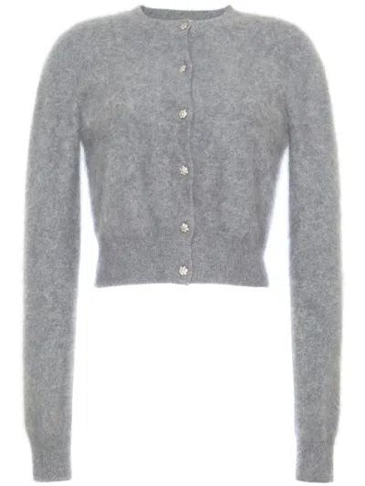 Adam Lippes Cruz Cardigan In Grey