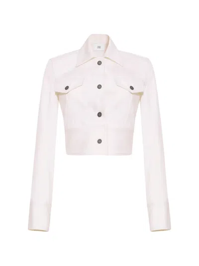 Adam Lippes Dante Jacket In White