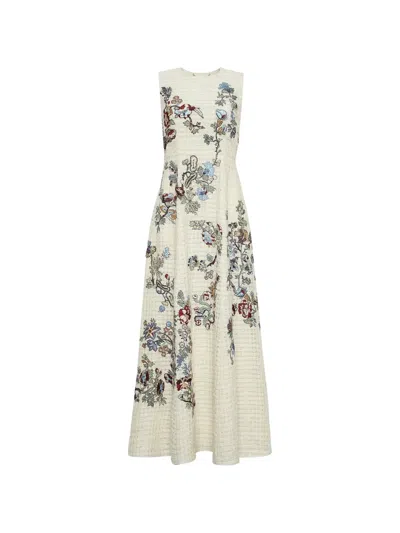 Adam Lippes Eloise Embroidered-design Dress In White