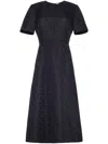Adam Lippes Evangeline Midi Dress In Blue