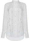 Adam Lippes Farrow Silk Blouse In Neutrals