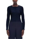 Adam Lippes Pointelle-knit Cardigan In Blue
