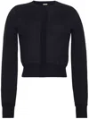 Adam Lippes Fine-knit Cardigan In Black