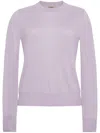 Adam Lippes Fine-knit Jumper In Purple