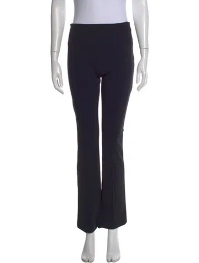 Pre-owned Adam Lippes Flared Pants In Blue