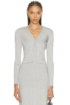 Adam Lippes Greer Cardigan In White