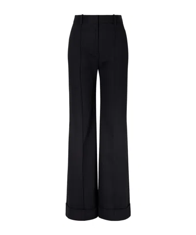 Adam Lippes Deeda High-rise Flared Jeans In Black