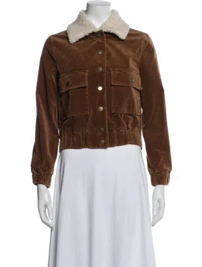 Pre-owned Adam Lippes Jacket In Brown