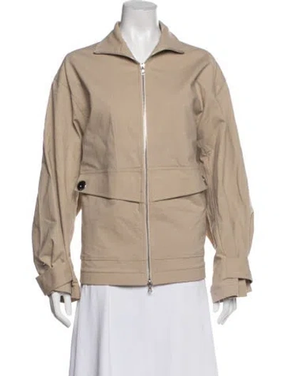 Pre-owned Adam Lippes Jacket In Neutral