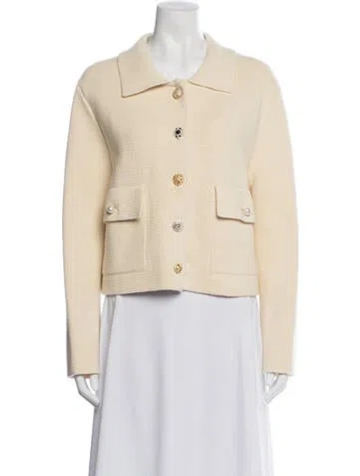 Pre-owned Adam Lippes Jacket In Yellow