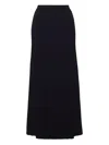 Adam Lippes Juno Ribbed Skirt In Black