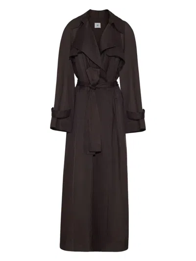 Adam Lippes Jupiter Trench Coat In Black