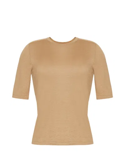 Adam Lippes Kerr Short-sleeve Sweater In Multi