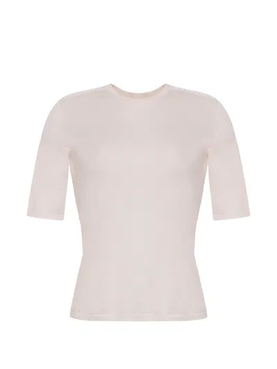 Adam Lippes Kerr Short-sleeve Top In Neutral