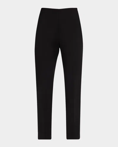 Adam Lippes Kit Slim Leg Compact Viscose Pants